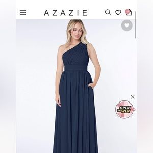 Azazie Molly A2 dark navy